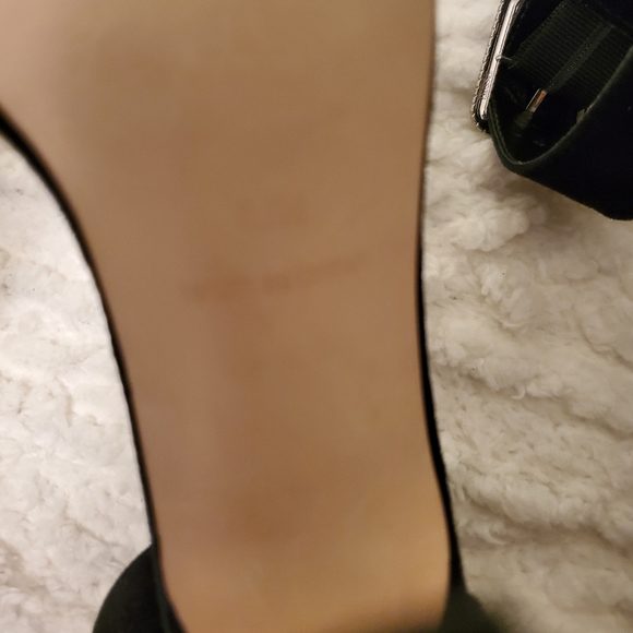 NWOB Aqua Women's Blair Black High Heels Open Toe Sandals - Picture 4 of 7